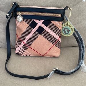 Spartina hipster crossbody plaid